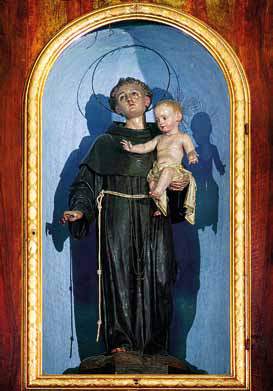 La statua di S. Antonio da Padova
