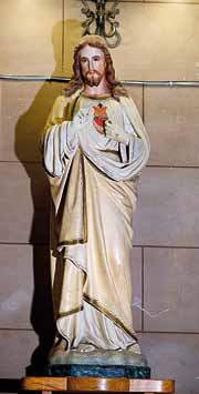 La statua del Sacro Cuore