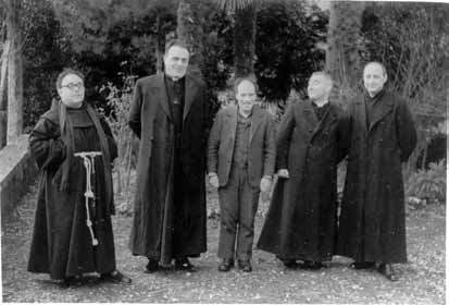 P. Bernardino, Don Magnani, E. Martini, Don Caselli, Don Petretti