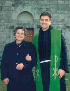 1993, Padre Lorenzo con la mamma